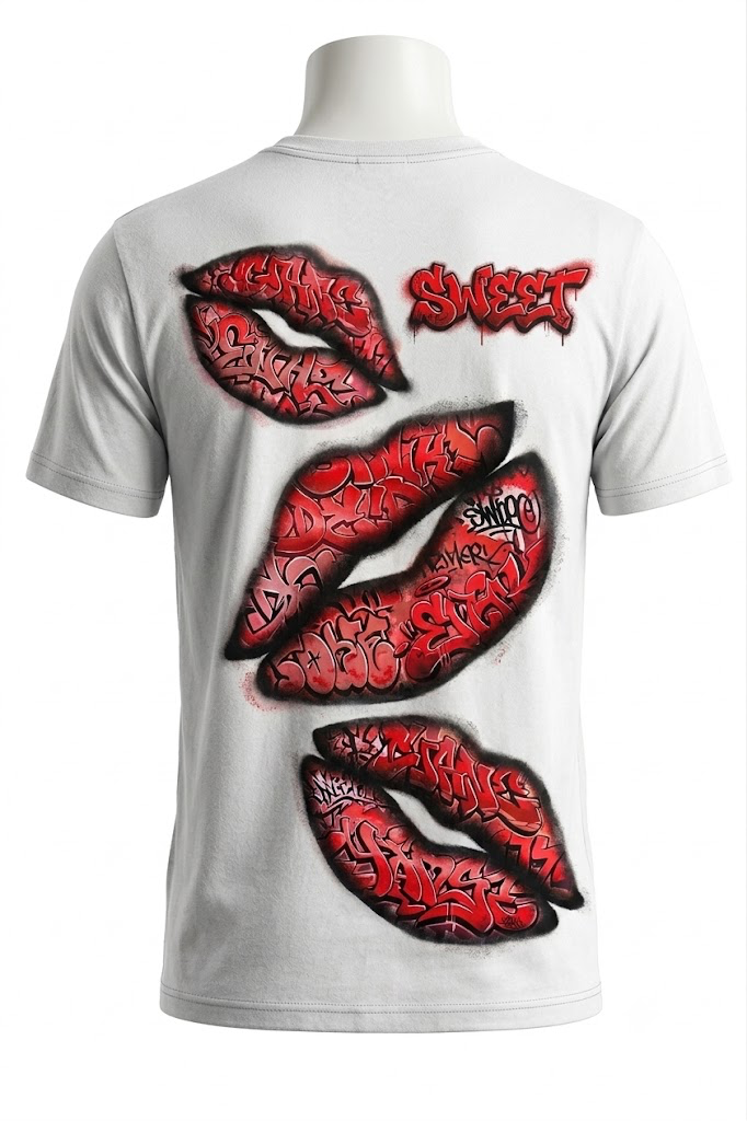 Three kiss