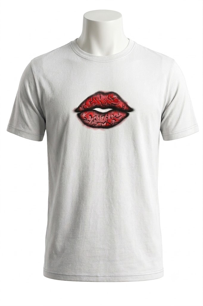 Three kiss